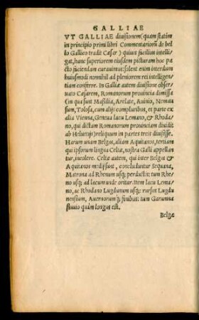 Galliae Divisio.