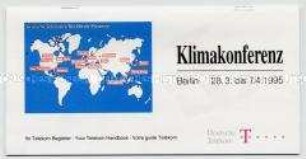 Informations- und Werbeprospekt der Telecom zur UN-Klimakonferenz 1995