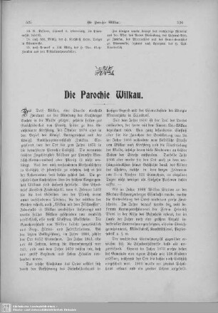 Die Parochie Wilkau