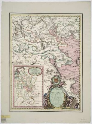 Karte vom Westlichen Oberrheinischen Reichskreis, 1:250 000, Kupferstich, um 1690