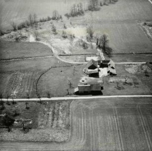 Ortsteilansicht (vor der Devastierung 1995) Klein Görig mit Hof Nr. 2