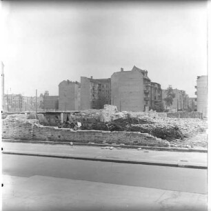 Negativ: Gelände, Martin-Luther-Straße 20, 1951