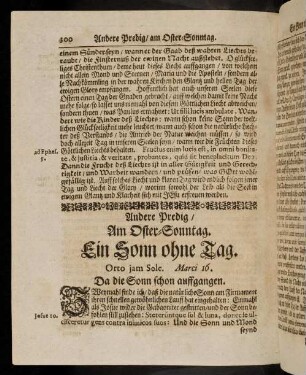 300-307, Andere Predig am Oster-Sonntag