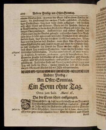 300-307, Andere Predig am Oster-Sonntag