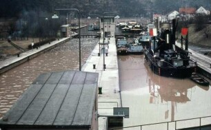 Doppelschleuse Neckargemünd/Neckar