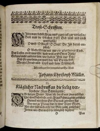 Trost-Schrifften.