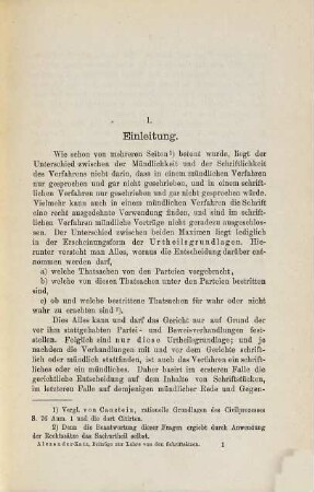 Beiträge zur Lehre von den Schriftsätzen