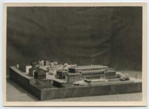 Stadthalle, Mülheim an der Ruhr Umbau: Modell