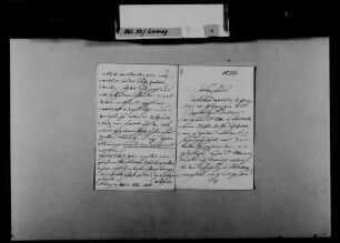 Schreiben von Carl Eckhard, Mannheim, an August Lamey: Planung eines nicht näher bezeichneten Denkmals in Mannheim.