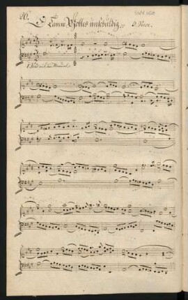 O Lamm Gottes unschuldig; org; A-Dur; BWV 656
