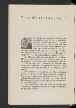 Das Wetterhäuschen