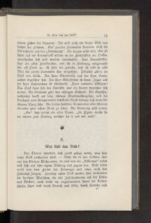 II. Was liest das Volk?