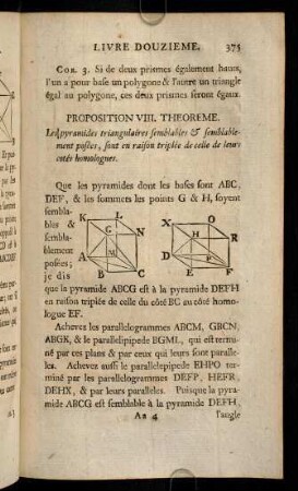 375-384, Proposition VIII.-X. Theoreme.