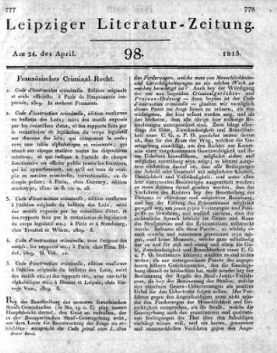 1815-04-24 : 98. Stück