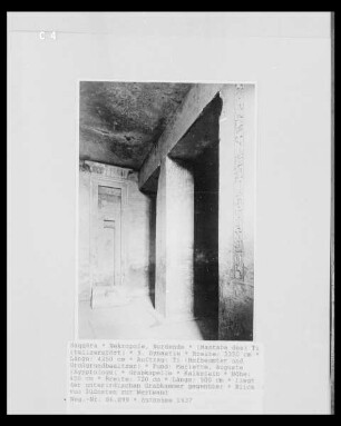 Mastaba des Ti — Grabkapelle
