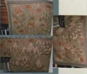 Wandbehang mit rumänischen Motiven