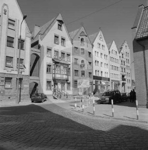 Bürgerhäuser an der ul. Sw. Ducha (Heilige-Geist-Straße) in Elbing