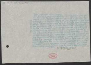 Brief an Erwin Lendvai : 01.03.1910