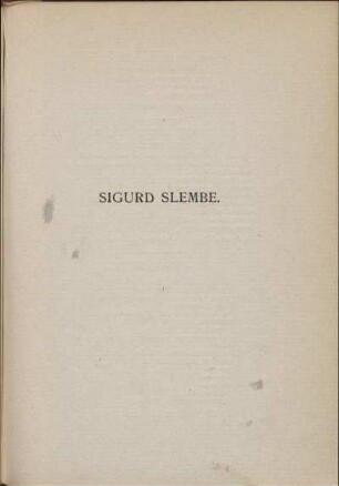 Sigurd Slembe.
