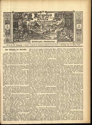 Ausgabe vom Sonntag, den 14. März 1909.
