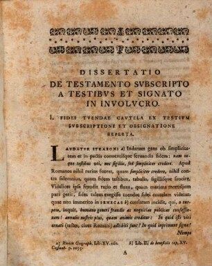 Testamenti Signati Et Svbscripti A Testibvs In Involvcro Vis Et Avctoritas Vindicata