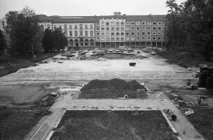 Bau der Tiefgarage am Friedrichsplatz