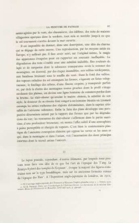 II. [Les oeuvres de l'époque des T'ang]