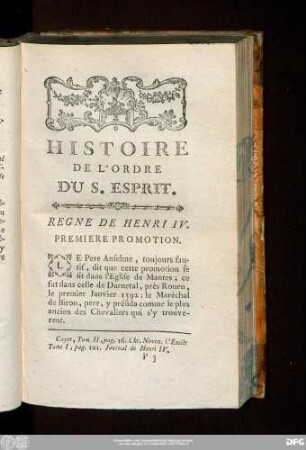 Regne De Henri IV.