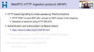 WebRTC broadcasting with WHIP