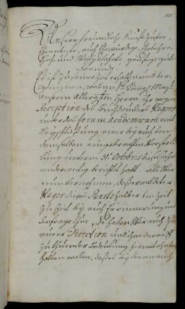 Anlässlich der wiederholten Anfrage des Buchdruckers Hager zur Stellung unter Akademische Gerichtsbarkeit (vgl. S. 373), Erklärung der Ablehnung des Anliegens.