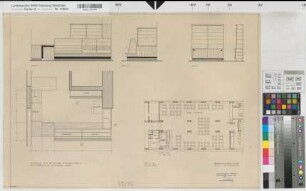 Arnsberg, Regierungs und Präsidialgebäude, Backwarenausgabe Kantine, Grundriss