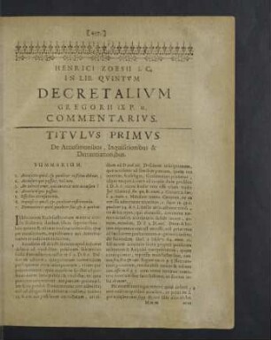 Titulus primus. - IV.