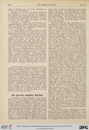 Ein Prozess deutscher Künstler