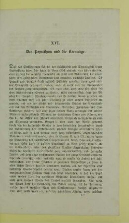 XVI. Das Papstthum und die Kreuzzüge