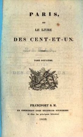 Paris, ou le livre des cent-et-un. 2