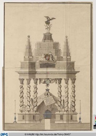 Castrum doloris für Sophie Charlotte von Hannover