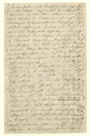 Eigenhändiger Brief mit Unterschrift