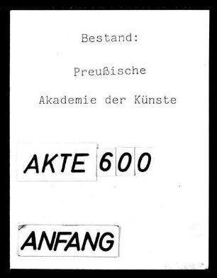 Meldungen von Militäranwärtern und Invaliden für den Dienst bei der Akademie