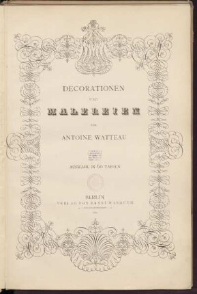 Decorationen und Malereien