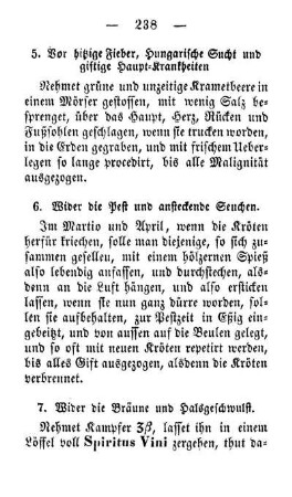 6. Wider die Pest und ansteckende Seuchen