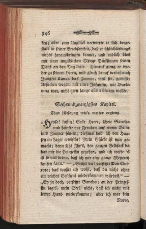 Sechsundzwanzigstes Kapitel. Thut Meldung wie's weiter ergieng