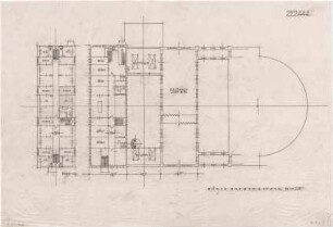 Döllgast, Hans; Bremen; Börse - Grundriss 2. Stock