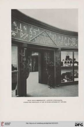 Die Offenbacher Lederware auf der deutschen Gewerbeschau München 1922
