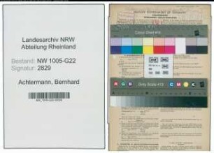 Entnazifizierung Bernhard Achtermann , geb. 13.03.1891 (Kaufmann)