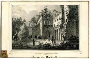 Ruinen von Paulinzella. 1839.