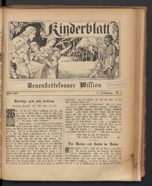 Nr. 5. Mai 1912