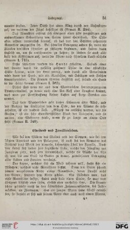 Ehestand und Familienleben