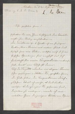 Brief an Unbekannt : 02.09.1879