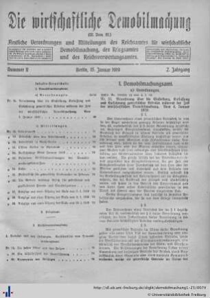 Nr. 11, 15. Januar 1919