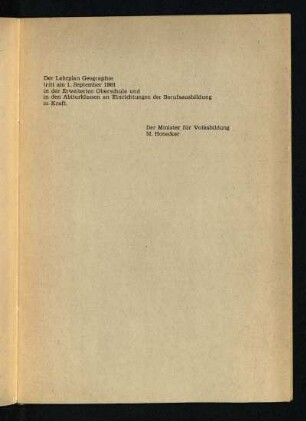 Der Lehrplan Geographie ...
